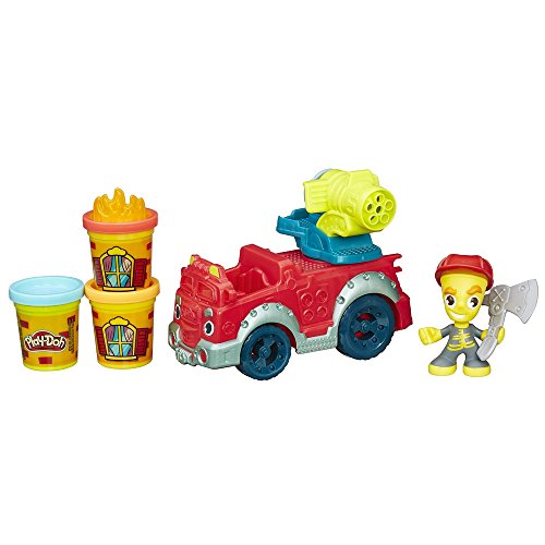 Play-Doh Hasbro B3416EU4 - Town Feuerwehrauto, Knete von Play-Doh
