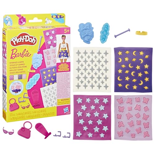 Play-Doh Barbie Glitzer & Edelsteine Accessoire-Pack von Play-Doh