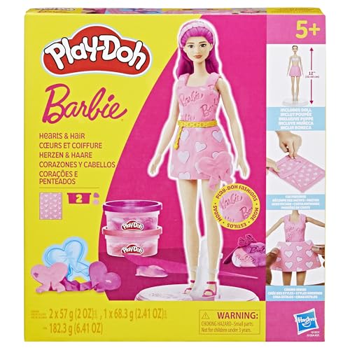 Play-Doh Barbie Herzen & Haare Puppenset von Play-Doh