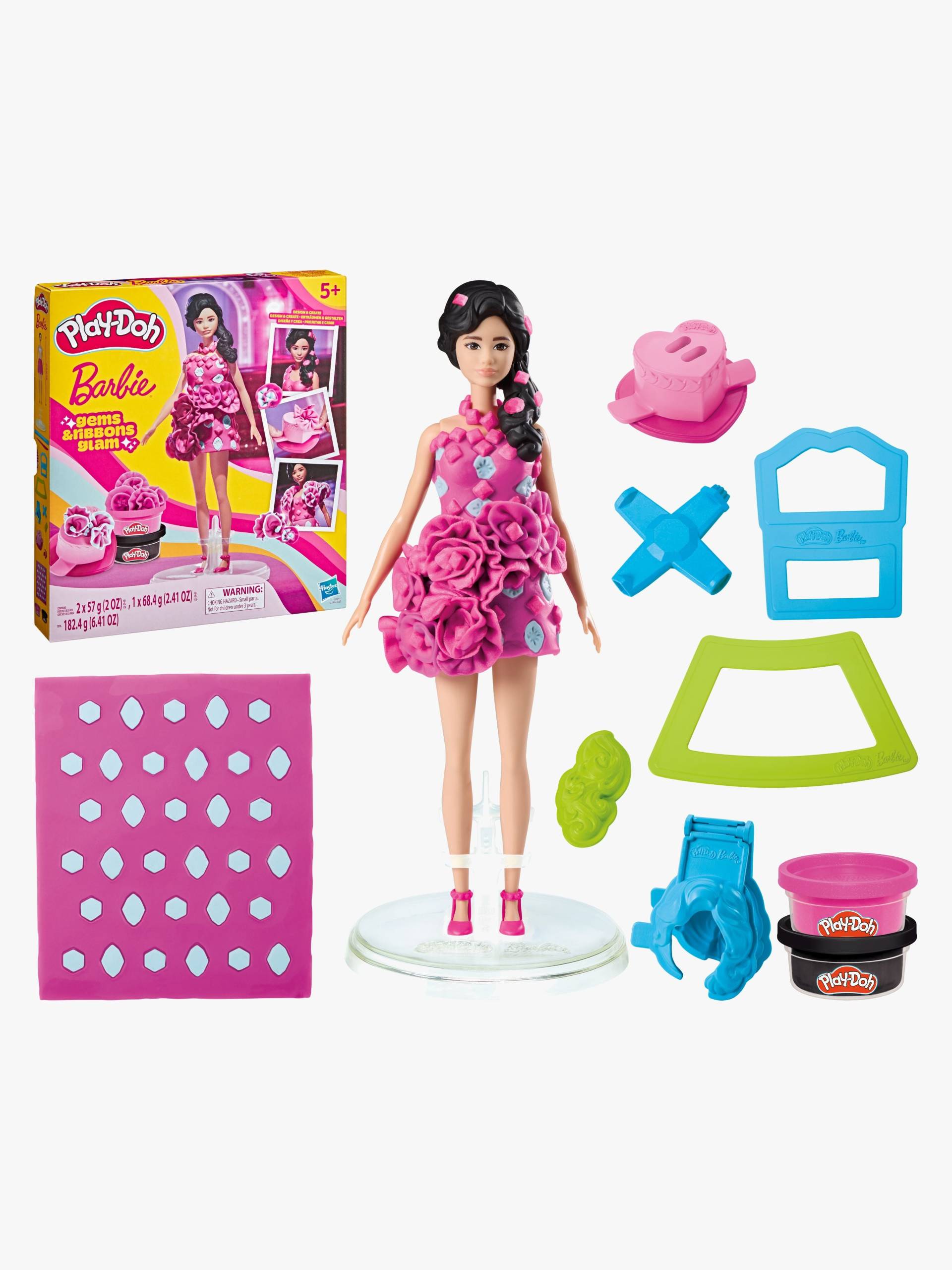 Play-Doh Barbie Knete mit Puppe Edelsteine und Schleifen Play-Doh Barbie Knete mit Puppe Edelsteine und Schleifen von Play-Doh
