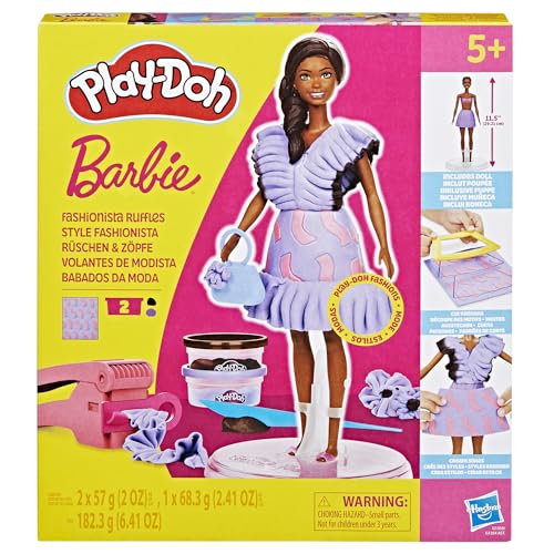 Play-Doh Barbie Rüschen & Zöpfe Puppenset von Play-Doh