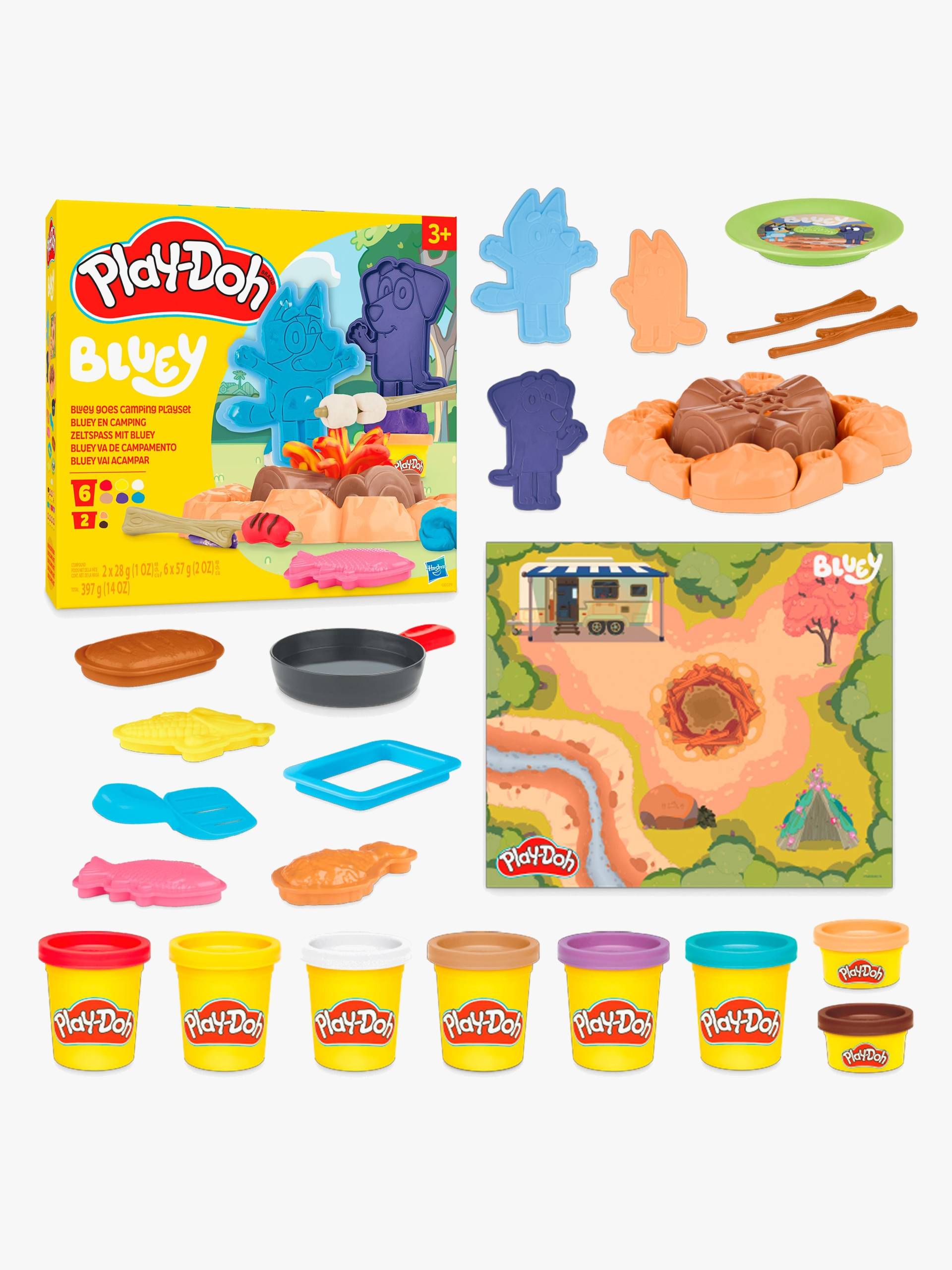 Play-Doh Bluey Spielknete Bluey Goes Camping von Play-Doh