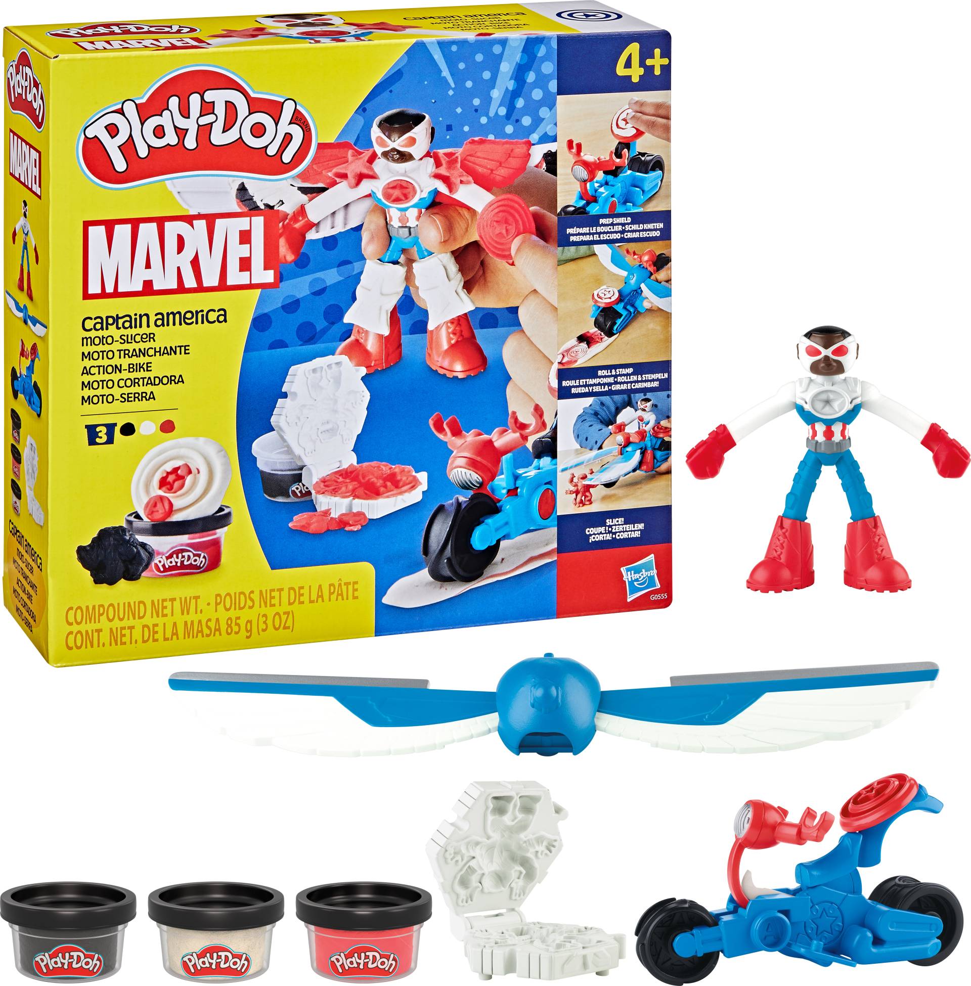 Play-Doh Captain America Spielset Moto-Slicer Play-Doh Captain America Spielset Moto-Slicer von Play-Doh