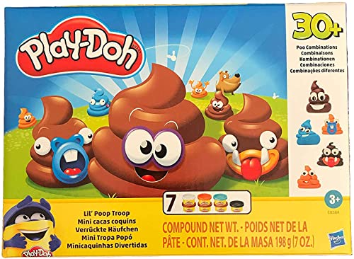 Play Doh Ciastolina Set Lil' Poop Troop 7 Farben 7 Röhren von Play-Doh