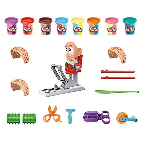 Play-Doh Verrückter Freddy Friseur Haarsalon Spielset für Kinder ab 3 Jahren mit 8 dreifarbigen Dosen à 56 g, Multicolour, 6.68 x 27.94 x 21.59 cm Play-Doh Verrückter Freddy Friseur Haarsalon Spielset für Kinder ab 3 Jahren mit 8 dreifarbigen Dosen à 56 g, Multicolour, 6.68 x 27.94 x 21.59 cm von Play-Doh