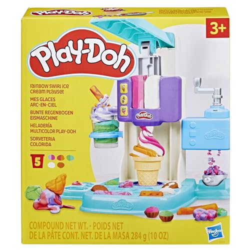Play-Doh G00285L1 Rainbow Swirl Ice Cream PLAYSET von Play-Doh
