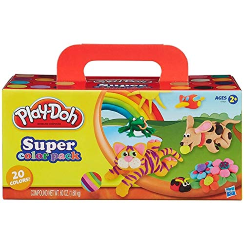 Play-Doh Hasbro A7924EU4 - Super Farbenset (20er Pack), Knete von Hasbro