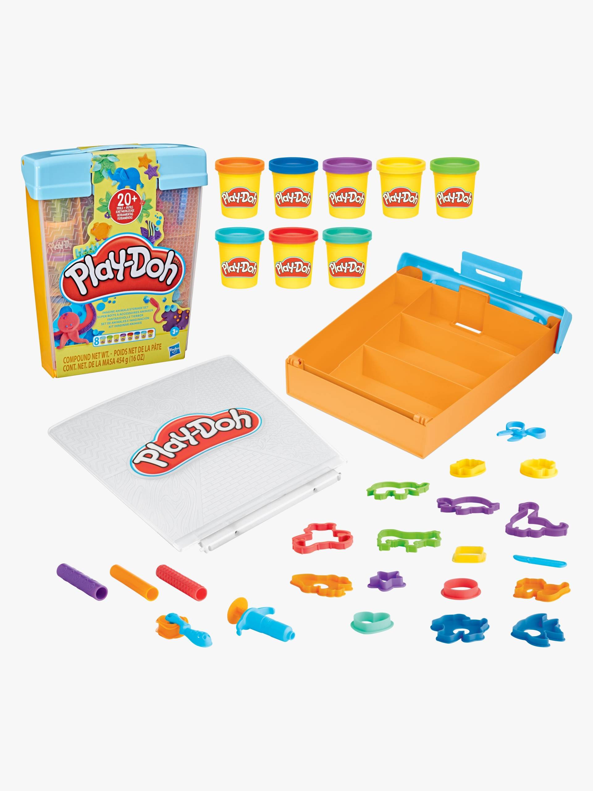 Play-Doh Imagine Animals Knete Aufbewahrungsset 30 Teile von Play-Doh