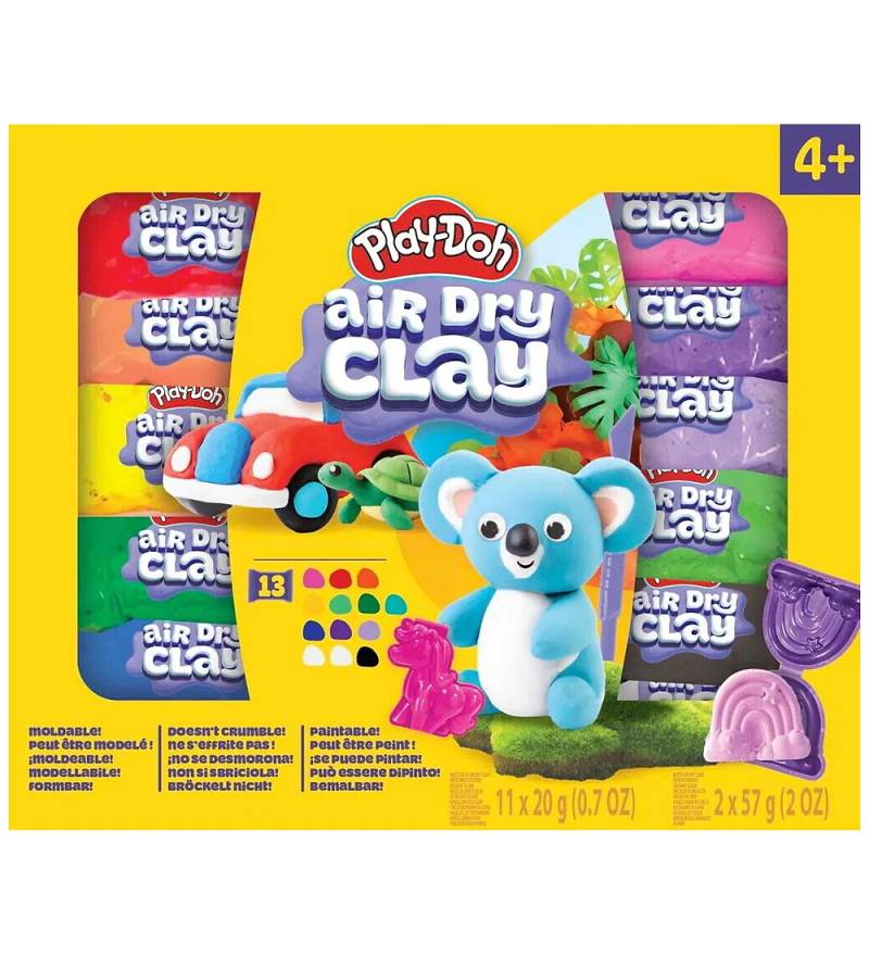 Play-Doh Knete - Air Dry Clay - 13er-Pack - Sortenset - Play-Doh - One Size - Knete Play-Doh Knete - Air Dry Clay - 13er-Pack - Sortenset - Play-Doh - One Size - Knete von Play-Doh