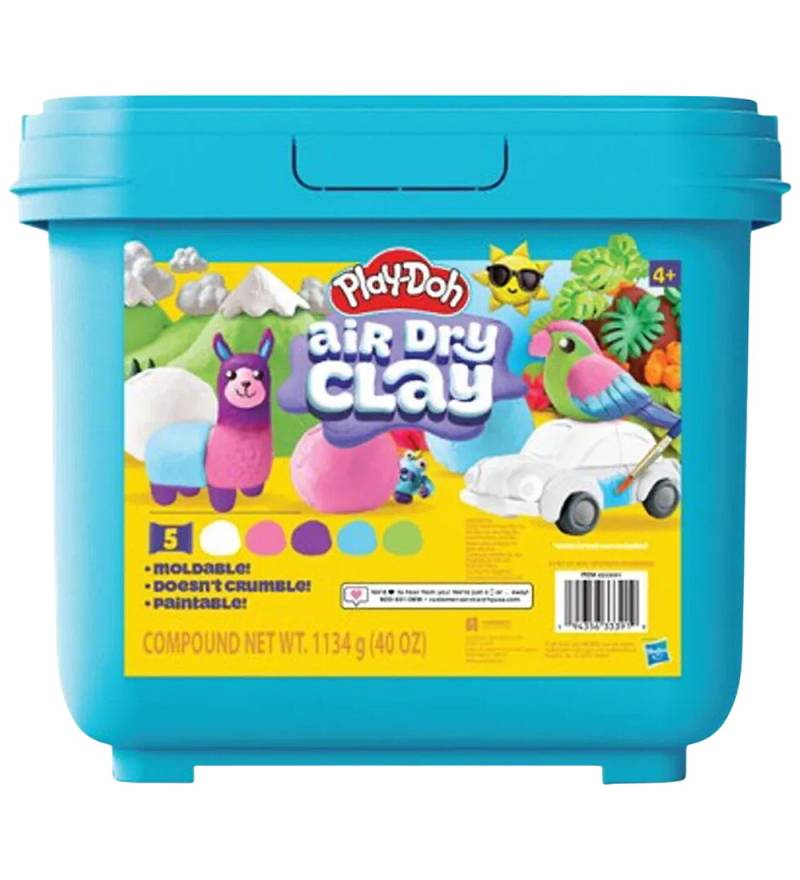 Play-Doh Knete - Air Dry Clay - 5er-Pack - Farbwanne - Play-Doh - One Size - Knete Play-Doh Knete - Air Dry Clay - 5er-Pack - Farbwanne - Play-Doh - One Size - Knete von Play-Doh