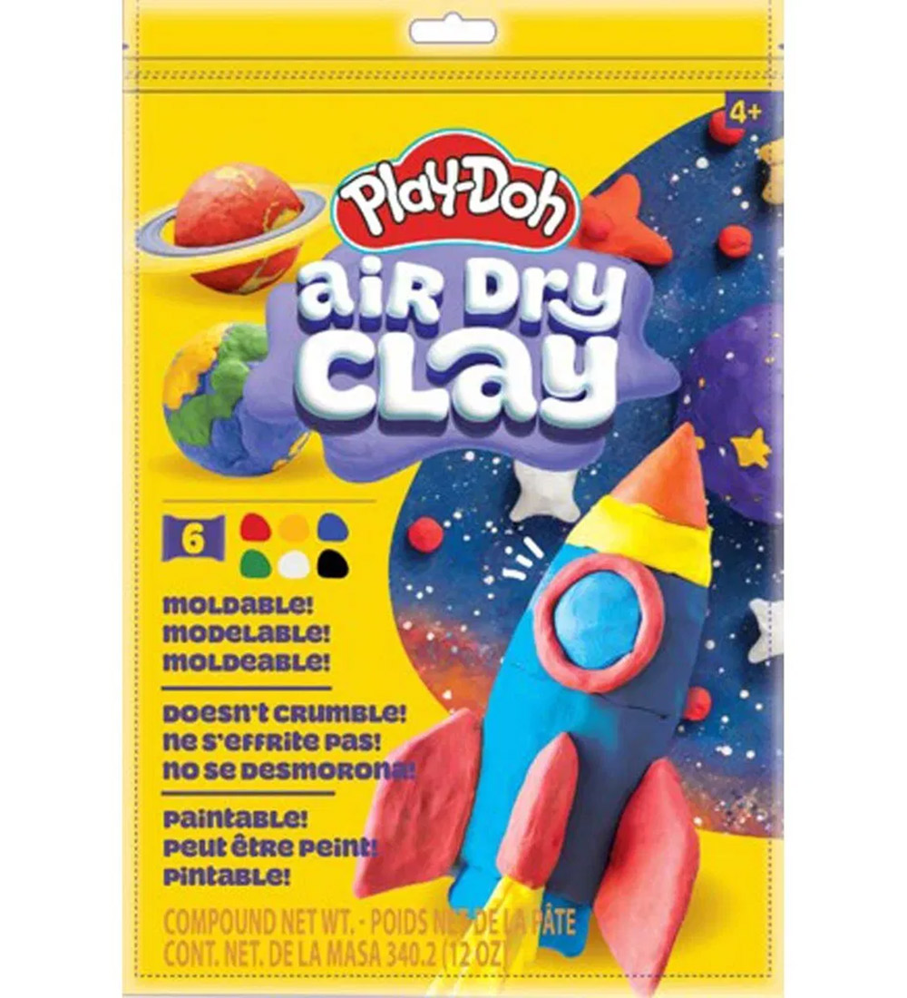 Play-Doh Knete - Air Dry Clay - Multi Farbbeutel - 340g - Play-Doh - One Size - Knete Play-Doh Knete - Air Dry Clay - Multi Farbbeutel - 340g - Play-Doh - One Size - Knete von Play-Doh