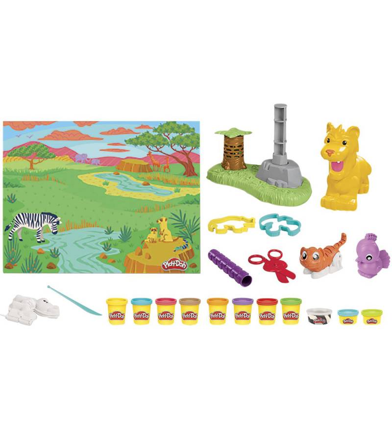 Play-Doh Knete - Growin' Mane Lion And Friends - Play-Doh - One Size - Knete Play-Doh Knete - Growin' Mane Lion And Friends - Play-Doh - One Size - Knete von Play-Doh