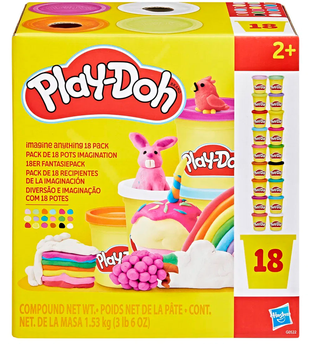 Play-Doh Modelliermasse-Set - 18er-Pack - Imagine Alles - Play-Doh - One Size - Knete von Play-Doh