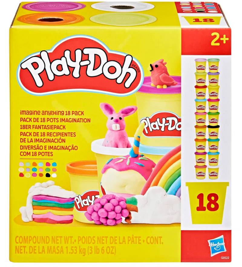 Play-Doh Modelliermasse-Set - 18er-Pack - Imagine Alles - Play-Doh - One Size - Knete Play-Doh Modelliermasse-Set - 18er-Pack - Imagine Alles - Play-Doh - One Size - Knete von Play-Doh