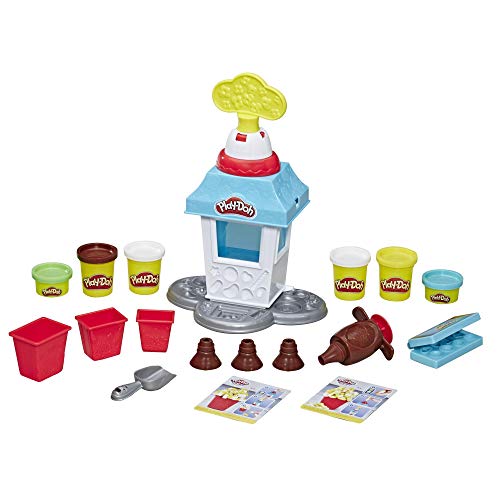 Play-Doh Popcornmaschine mit 6 Dosen Knete, ab 3 Jahren von Play-Doh