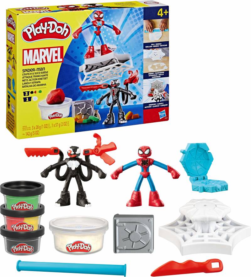 Play-Doh Spider-Man Launch And Slice Battle Spielset von Play-Doh