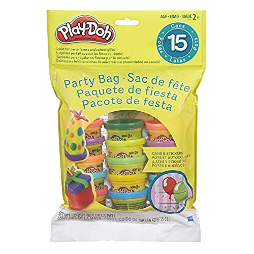 Play-Doh Spielzeug Party-Beutel mit 15 kleinen Dosen Knetmasse, perfektes Party-Geschenk. von Play-Doh
