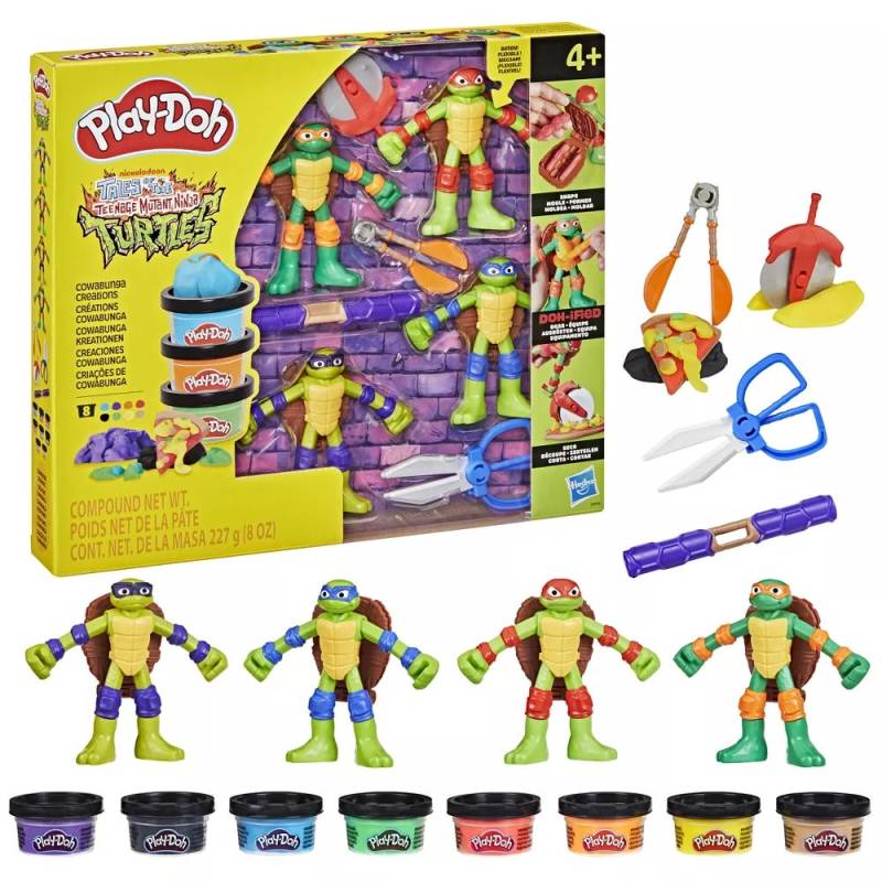 Play-Doh Teenage Mutant Ninja Turtles Spielknete Cowabunga Creations von Play-Doh