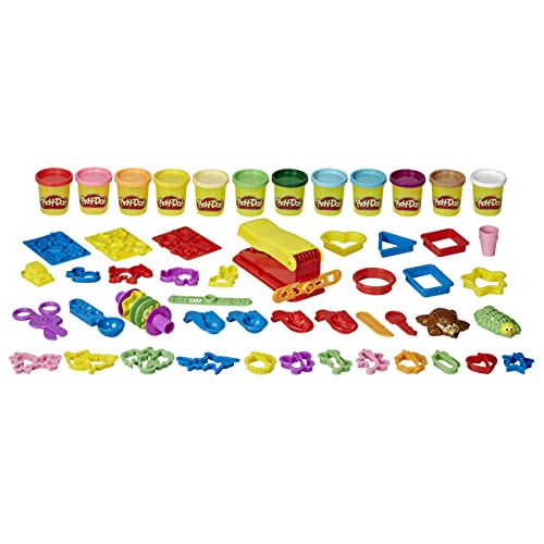 Play-Doh Ultra Knetwerk Bundle Multipack, 47-teiliges Set, 12 Play-Doh Farben (Amazon Exclusive) von Play-Doh
