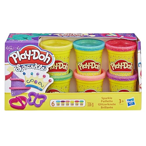 PlayDoh A5417EU9 A5417EU8 Glitzerknete für fantasievolles und kreatives Spielen, Multicolor PlayDoh A5417EU9 A5417EU8 Glitzerknete für fantasievolles und kreatives Spielen, Multicolor von Play-Doh