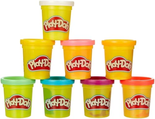 Play-Doh Rainbow Pack 8 x 56g Dosen, Bastel-Set mit hochwertiger Knetmasse in 8 fröhlichen Farben, fördert die Feinmotorik und das Gestalten, kreatives für Kinder ab 2 Jahren Play-Doh Rainbow Pack 8 x 56g Dosen, Bastel-Set mit hochwertiger Knetmasse in 8 fröhlichen Farben, fördert die Feinmotorik und das Gestalten, kreatives für Kinder ab 2 Jahren von Play-Doh