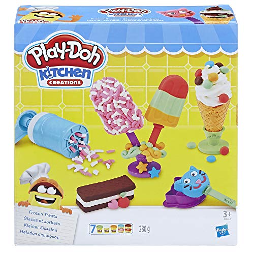 Play-Doh - Kleiner Eissalon Knete, für Fantasievolles und Kreatives Spielen von Play-Doh