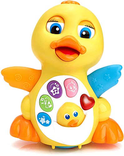 Play Pride Ente Spielzeug - Beste Musical Baby Spielzeuge zum 1 Jahr alt Mädchen & Junge, Babys, Säugling oder Kleinkind - Musik, Aufleuchten & Tanzen Modi, 6 Singen Musical Lieder Play Pride Ente Spielzeug - Beste Musical Baby Spielzeuge zum 1 Jahr alt Mädchen & Junge, Babys, Säugling oder Kleinkind - Musik, Aufleuchten & Tanzen Modi, 6 Singen Musical Lieder von Play Pride