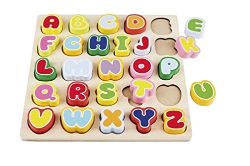 Playtive Kinder Echtholz Spielzug, Geschicklichkeit und logisches Denken fördern Buchstaben 1 von Play Tive
