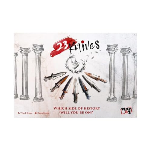 23 Messer von Play To Z Games - Social Manipulation Game, für 3-8 Spieler, ab 14 Jahren von Play To Z