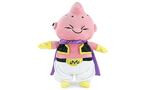 Dragon Ball Super - Plüschtiere der Drachenball-Protagonisten, Goku, Piccolo, Vegeta, Beerus, Monster Buu - Super weiche Qualität (23-27 cm, Buu-Monster) von Play by Play