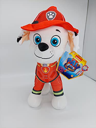 Play by Play PAW Patrol The Movie versch. Motive, Plüsch Figuren 27cm Chase, Marshall, Liberty, Skye, Rubble, Rocky, Zuma, ORIGINAL Lizenzware für Kinder, Braver Than Ever - Kinofilm 2021 (Marshall) von SEGA