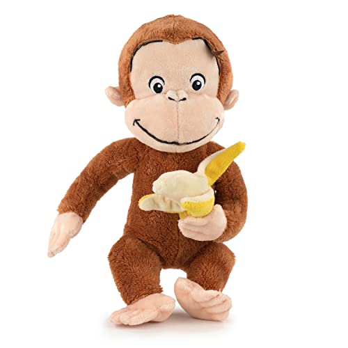 Coco – Der neugierige AFFE Plüschtier mit Banane - 28cm - Curious George - Super Soft Qualität von Play by Play
