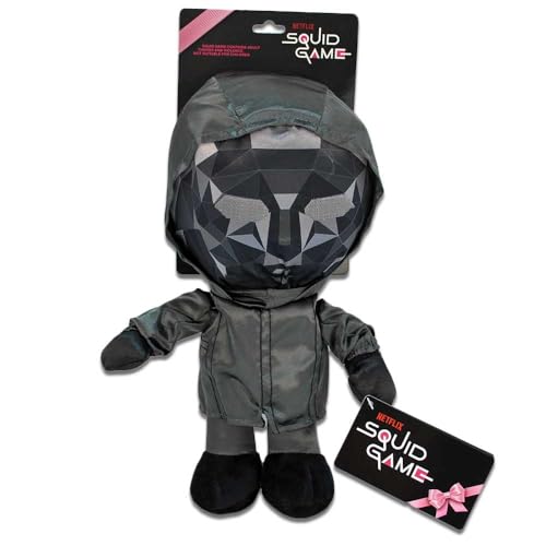 Play by Play Frontman Squid Game Kuscheltier – 28 cm, schwarz, detailreiche Gestaltung, Original Lizenzartikel Play by Play Frontman Squid Game Kuscheltier – 28 cm, schwarz, detailreiche Gestaltung, Original Lizenzartikel von Play by Play