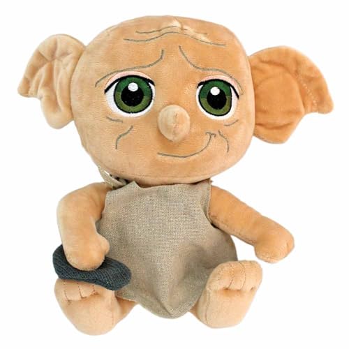 Play by Play Harry Potter Plüschfiguren Set, 25 cm, 6 Charaktere, Weiche Sammlerstücke mit Schuluniform, Detailreich Bestickt (Dobby) von Play by Play