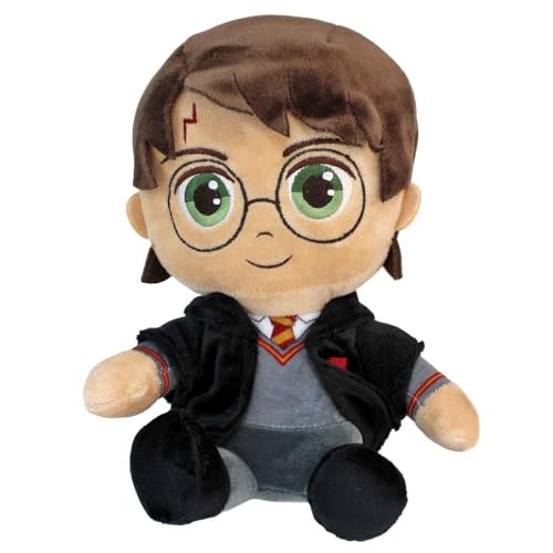 Play by Play Harry Potter Plüschfiguren Set, 25 cm, 6 Charaktere, Weiche Sammlerstücke mit Schuluniform, Detailreich Bestickt (Harry) von Play by Play
