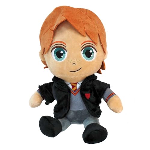 Play by Play Harry Potter Plüschfiguren Set, 25 cm, 6 Charaktere aus Hogwarts, Weiche Sammlerstücke mit Schuluniform, Detailreich Bestickt (Ron) von Play by Play