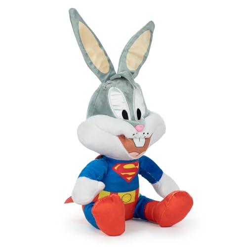 Play by Play Looney Tunes Superhelden Plüschtier, Bugs Bunny Superman, 34 cm, 760022183 Play by Play Looney Tunes Superhelden Plüschtier, Bugs Bunny Superman, 34 cm, 760022183 von Play by Play