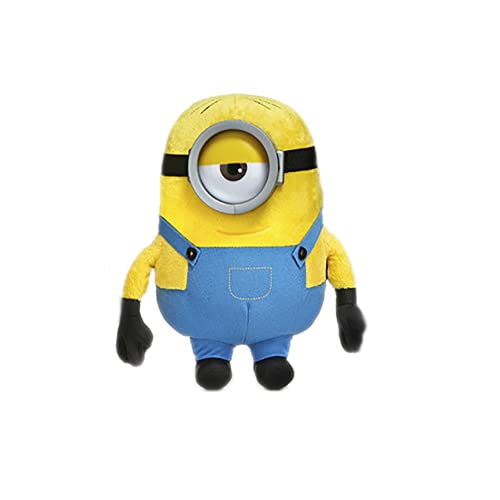 Play by Play Minions Rise of Gru Minions Plüschtier Premium Kuscheltier Neu Auswahl Bob, Otto, Kevin, Stuart, Dave mit PVC Augen Original Lizenz (Stuart 30cm) von Play by Play