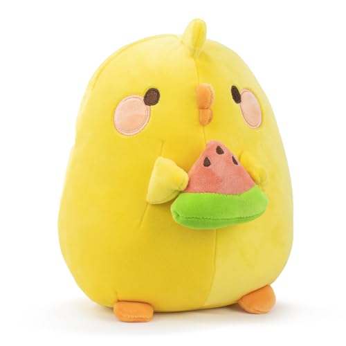 Play by Play Molang Piu Piu Plush Toy, 22 cm, 25 cm, 760024981 (Piu Piu with Watermelon) von Play by Play