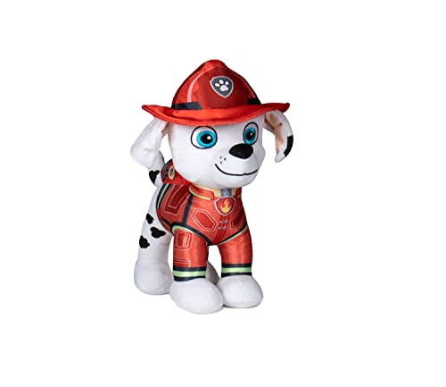 Play by Play Paw Patrol Movie Edition Kuscheltier zur Auswahl Chase, Liberty, Zuma, Marshall, Rubble 27cm (Marshall Glühpfoten Plüschtier 27cm) von Play by Play