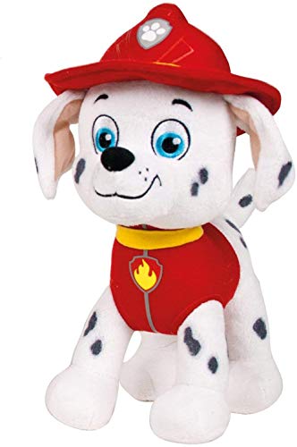 Play by Play Plüschfigur Marshall - Paw Patrol - Feuerwehrmann Dalmatiner Hund (22 cm stehend) von Play by Play