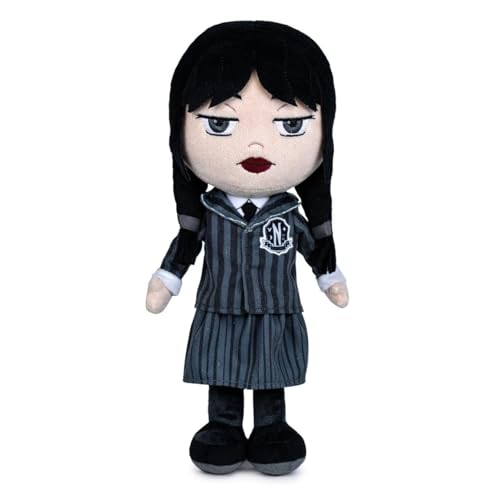 Play by Play Plüschtier Mittwoch WEDNESDAY Addams Schulunterteilung, Höhe 32 cm von Play by Play