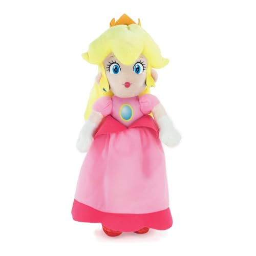 Play by Play Prinzessin Peach Plüschtier, Super Mario, Rosa, 32 cm von Play by Play