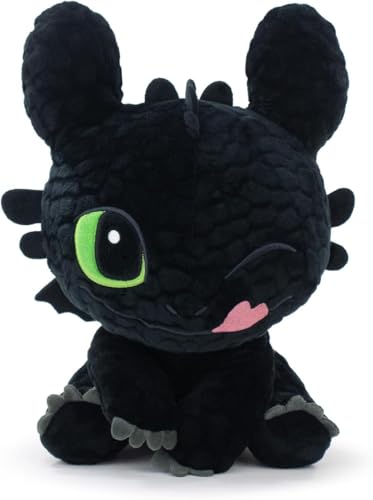 Plüschtier Dragon Trainer Toothless Zahnlos - Groß 45 cm - 260005950 (HAPPY) von Play by Play