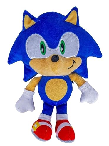 Sonic The Hedgehog Sonic Plüschfigur Original Lizenz 31,4"/ 80 cm und Sonic Rainbow Modelle 28-30cm (7 Edition zur Auswahl) (Klassik 2D - 25cm(Neu)) von Play by Play
