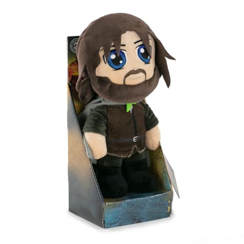 Play by Play The Lord of The Rings - Der Herr der Ringe 28cm Aragorn Frodo Gandalf Gollum Legolas Collector's Edition Plüsch - Super Soft Qualität (Mit Box Präsentation, Aragorn) von Play by Play