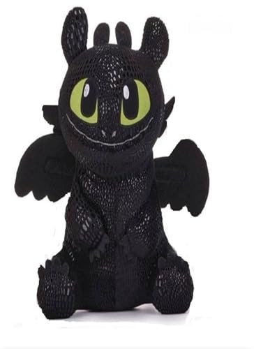 teddies italia Plüsch Drachentrainer Fury Dark Ohnezahn 30 cm, schwarz von Play by Play