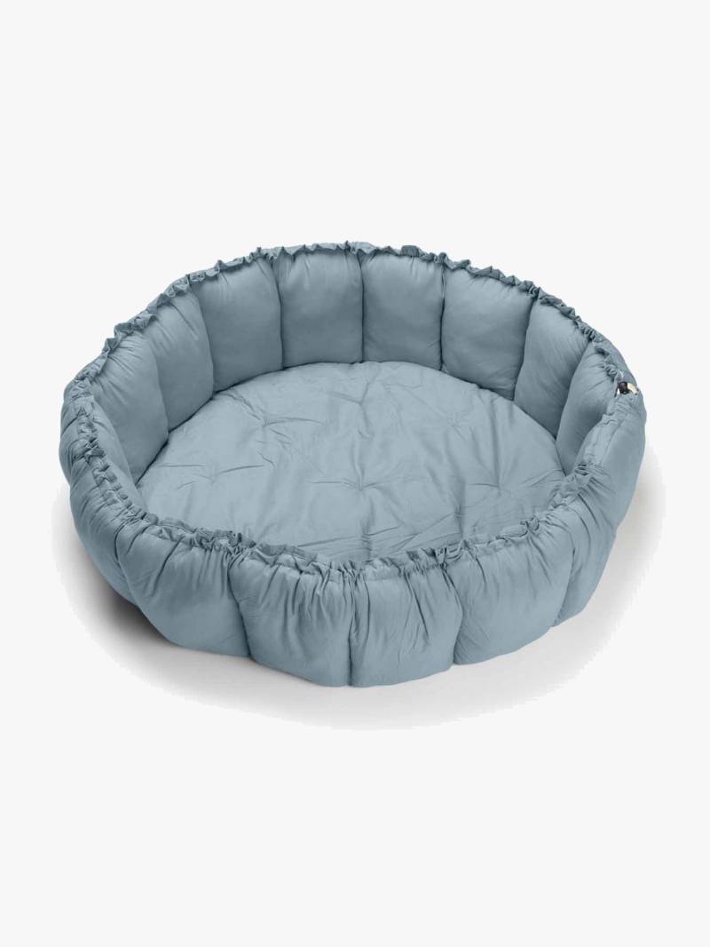 Play& Go Organic Bloom Spielteppich, Dusty Blue von Play&Go