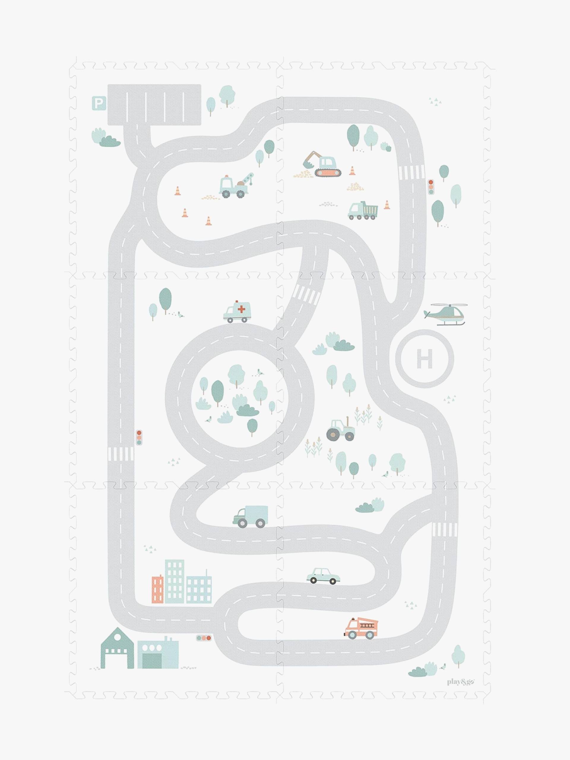Play& Go Puzzlematte Straße 6 Teile von Play&Go
