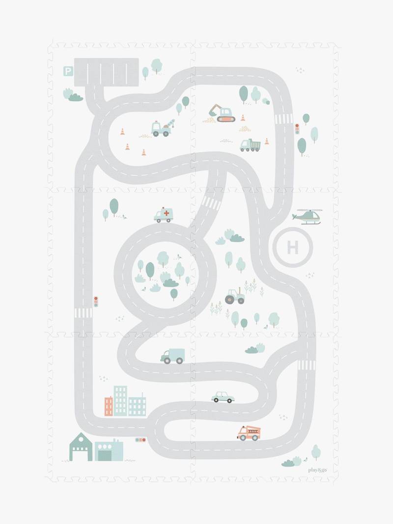 Play& Go Puzzlematte Straße 6 Teile von Play&Go